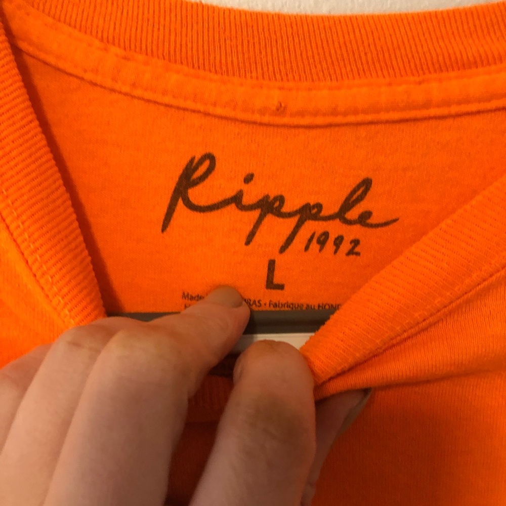 Urban Outfitters Orange Flame Tee